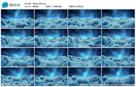 浓云星光LED背景视频舞台演出