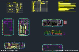 中式快餐店装修设计图纸