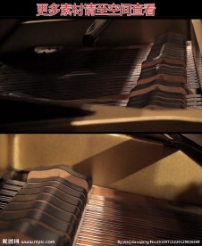 钢琴内部构造钢琴锤高清实拍视频