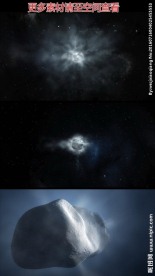 彗星陨石高清视频素材