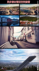 欧洲城镇景观高清实拍视频素材