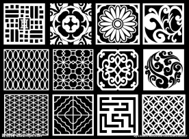 镂空雕花