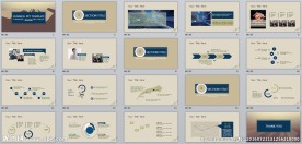 牛皮商务PPT模板