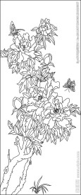 牡丹花雕刻