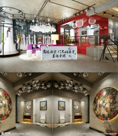 婚纱店整体场景