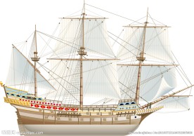 精致的白色帆船