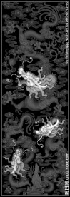 精品龙灰度图