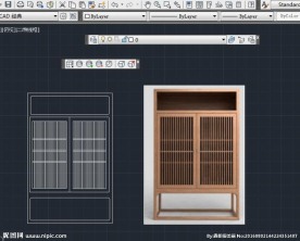 茶室柜子 cad