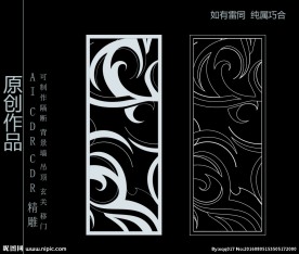 镂空雕花 移门图案