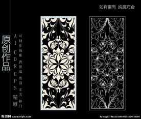 镂空雕花 移门图案