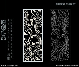 镂空雕花 移门图案