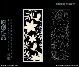 镂空雕花 移门图案