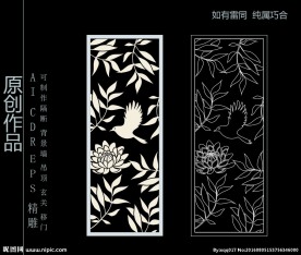 镂空雕花 移门图案