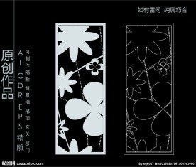 镂空雕花 移门图案  隔断图案