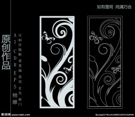 镂空雕花 移门图案  隔断图案