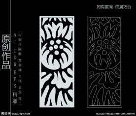 镂空雕花 移门图案