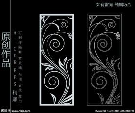 镂空雕花 移门图案