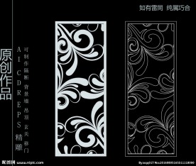 镂空雕花 移门图案