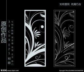 镂空雕花 移门图案