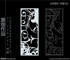 镂空雕花 移门图案