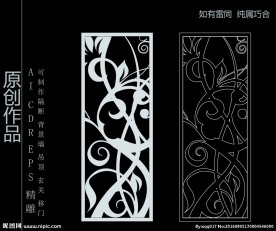 镂空雕花 移门图案