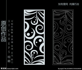 镂空雕花 移门图案