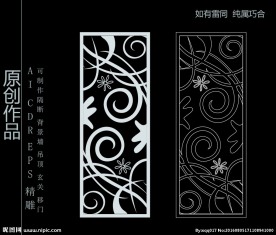 镂空雕花 移门图案