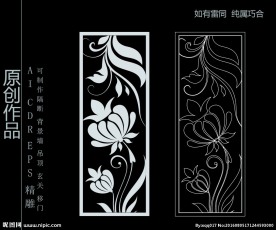 镂空雕花 移门图案