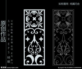 镂空雕花 移门图案