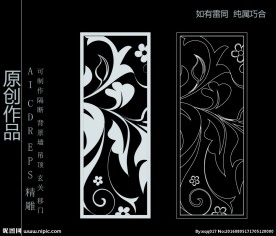 镂空雕花 移门图案