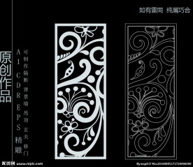 镂空雕花 移门图案