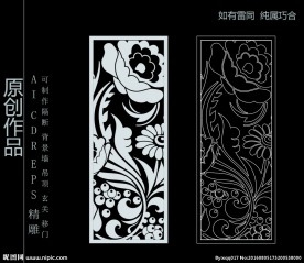 镂空雕花 移门图案