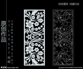 镂空雕花 移门图案