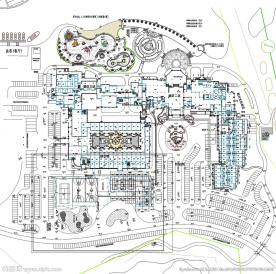 酒店建筑规划平面图纸