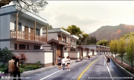 民房立面效果图