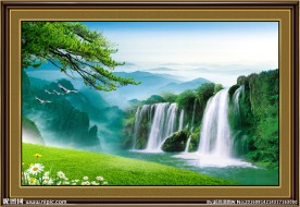 风景画 流水