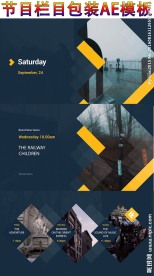 节目栏目包装AE模板