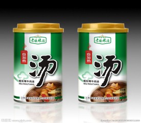 快餐食品包装设计展开图