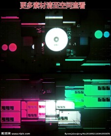 动感机械结构循环动态视频背景