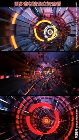 科技隧道循环动态背景视频