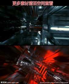 科技隧道结构循环动态背景视频