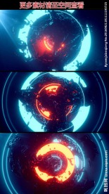 流体球动感节奏循环动态背景视频