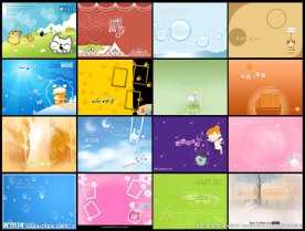 儿童摄影模板金色童年