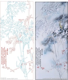 岁寒三友松竹梅