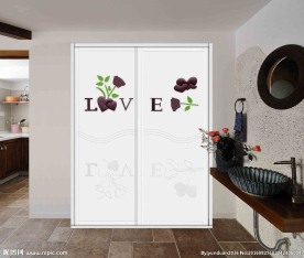 花纹 移门 衣柜门 推拉门