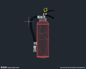 灭火器cad模块