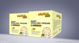 儿童护臀霜包装展开图