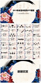 中国风论文答辩动态PPT