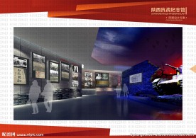 雕塑 纪念馆  室内  抗战