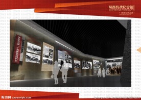 雕塑 纪念馆  室内  抗战